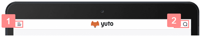 Présentation de Yuto - Header iOS