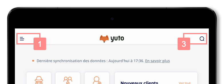 Entête application Yuto Business sur iOS - Site d'aide RiaShop / Yuto